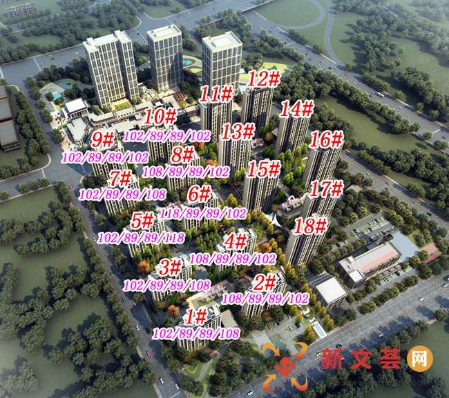 户型分布示意 户型分布示意