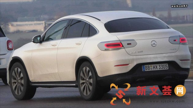 奔驰GLC Coupe谍照曝光 前脸造型微调/中控屏尺寸加大