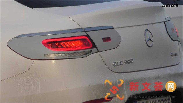 奔驰GLC Coupe谍照曝光 前脸造型微调/中控屏尺寸加大