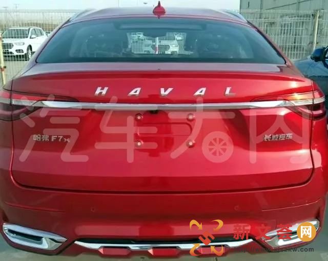 无伪裸照,长城轿跑SUV哈弗F7X实拍