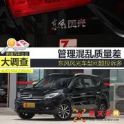 东风风光车型问题投诉多 管理混乱质量差