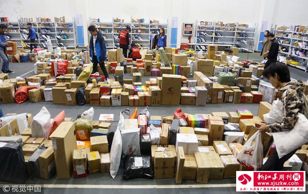 我国快递业务量连续4年位居世界第一