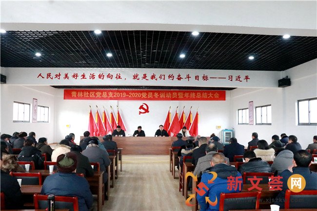 南京江寧青林社區開展黨員冬訓大會激發新時代組織活力