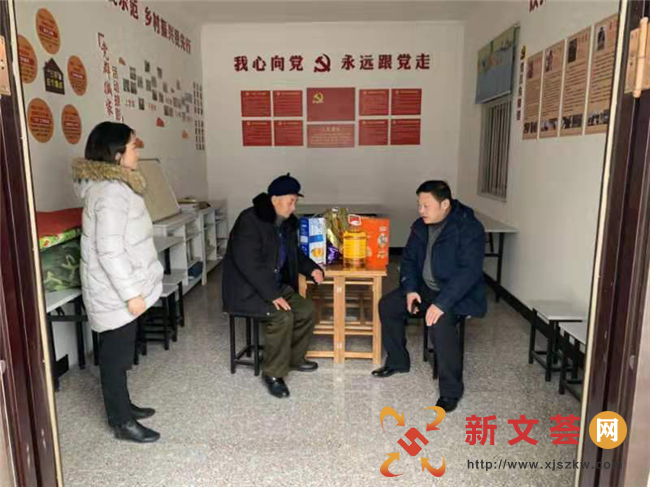 南京江寧古泉社區新春送溫暖 走訪慰問轄區群眾