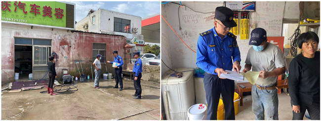 南京六合雄州街道：对违规洗车场站说“不”